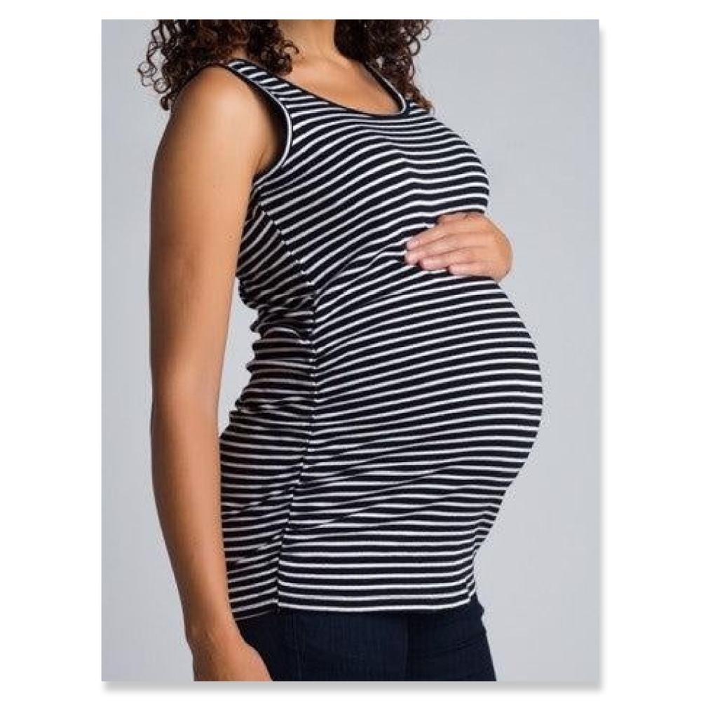 Striped Maternity Tank Top